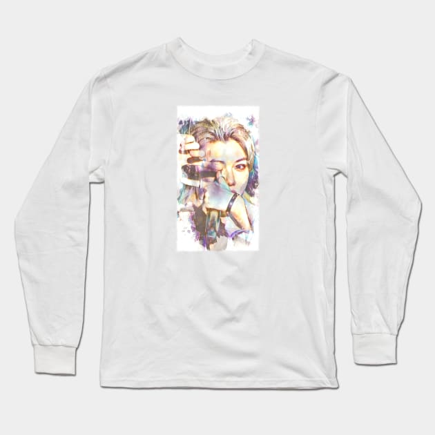 K-Pop Stray Kids Felix Fan Art Long Sleeve T-Shirt by ArtFulArts